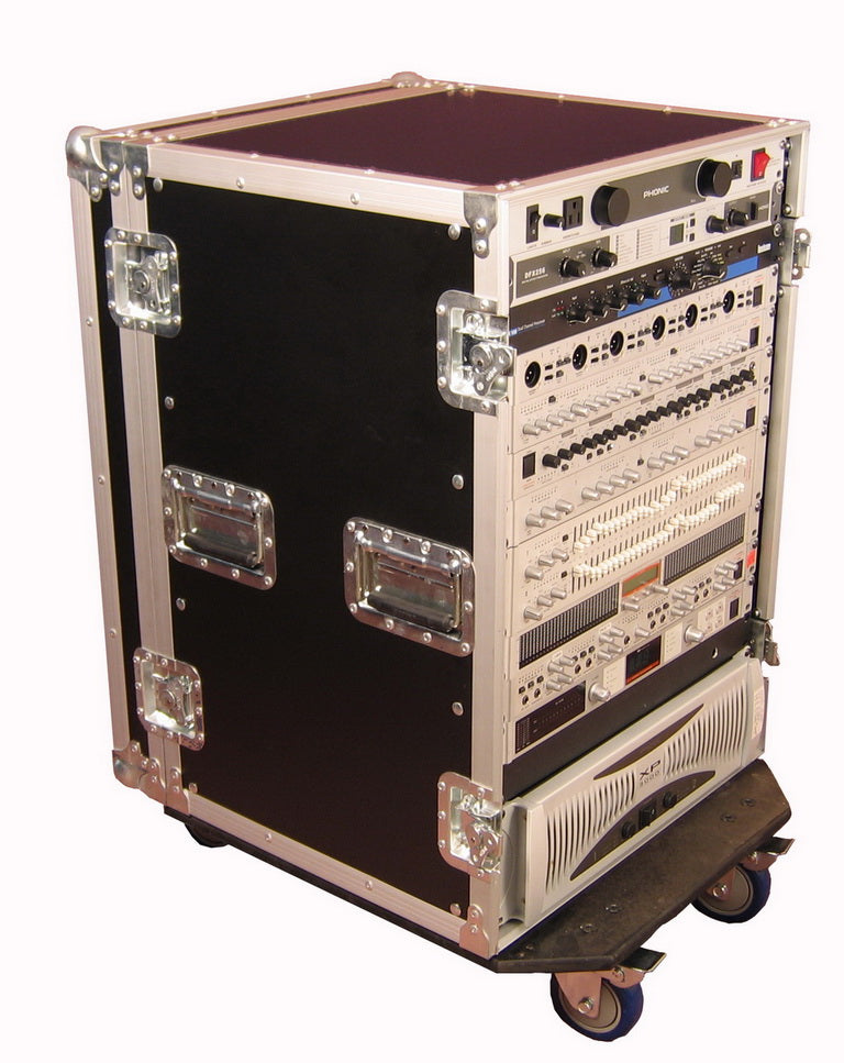 ATA 16-Space Road Case with Casters