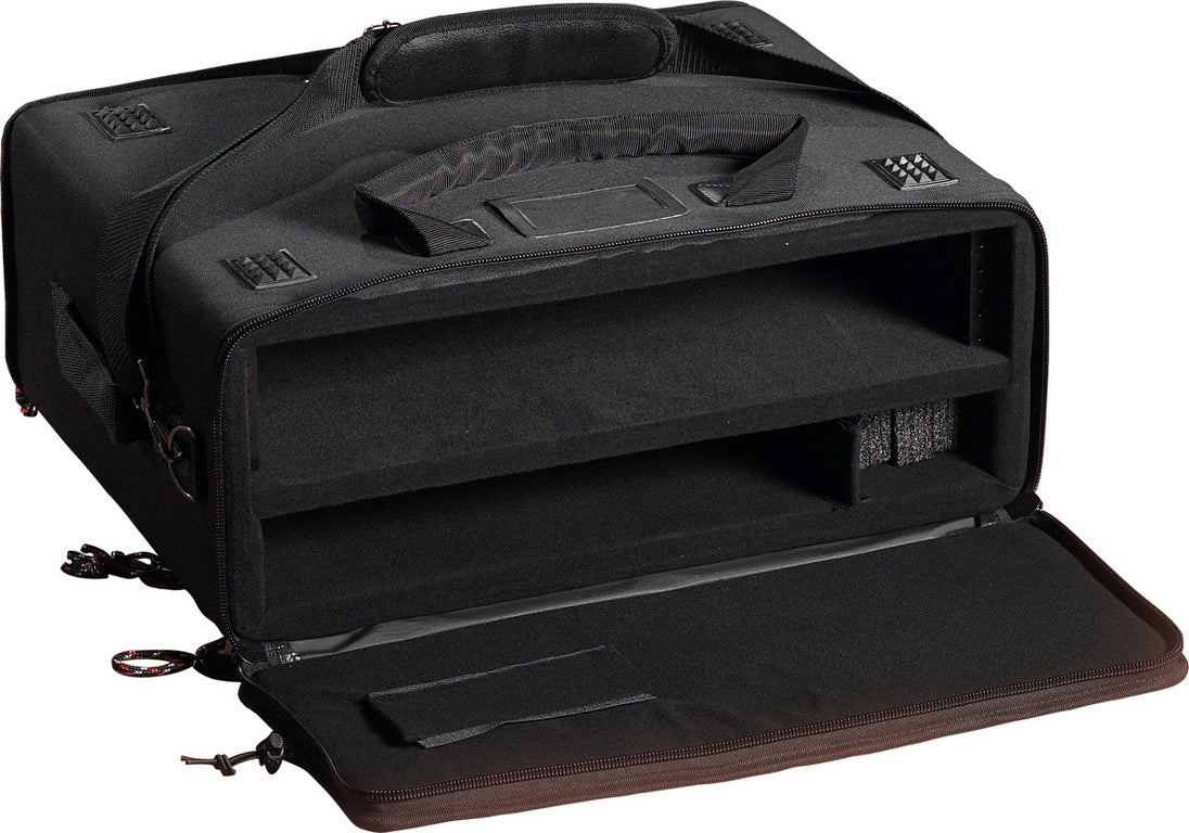 Laptop Computer and 2-Space Audio Rack Bag