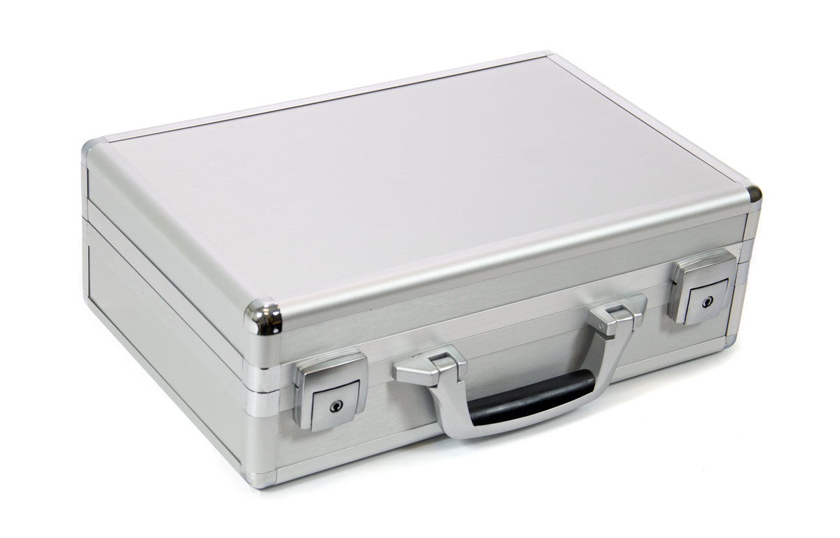Cases by Source 15 in. Smooth Aluminum Tool Case with Foam in Silver