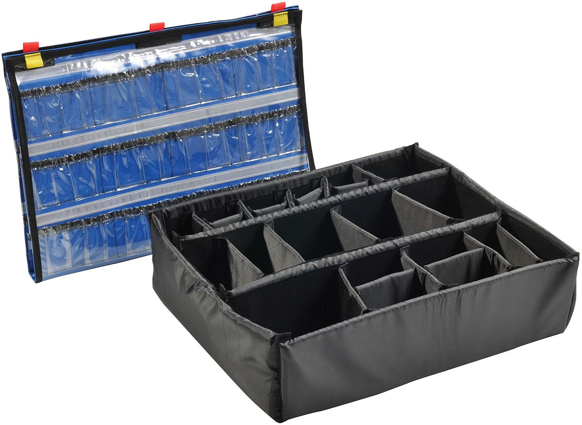 Pelican 1600 EMS Accessory Set (Lid Organizer and Divider Set)