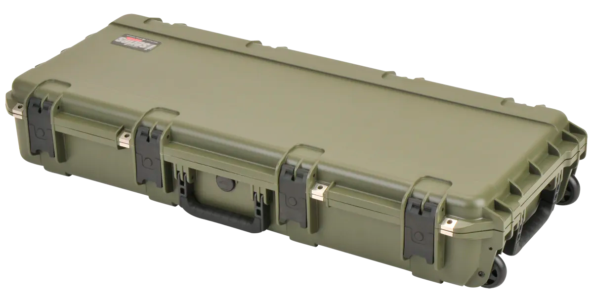 SKB Waterproof Reccessed Wheeled Weapons Case with layered Foam