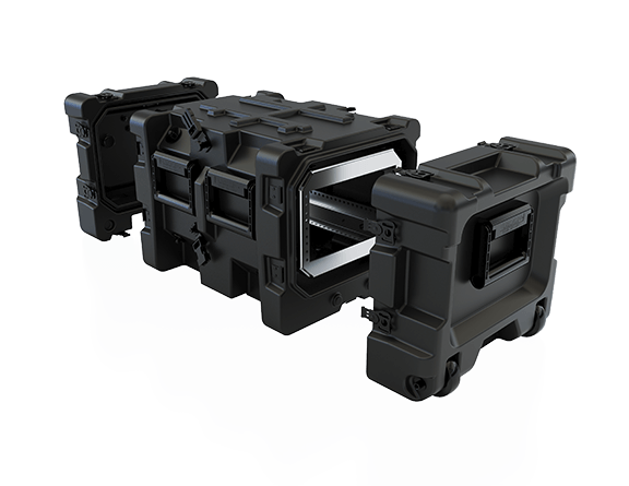 Gemstar RoboRack® Half Rack Case Shockmount 3U x 18