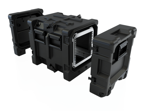 Gemstar RoboRack® Half Rack Case - Shockmount 5U x 18