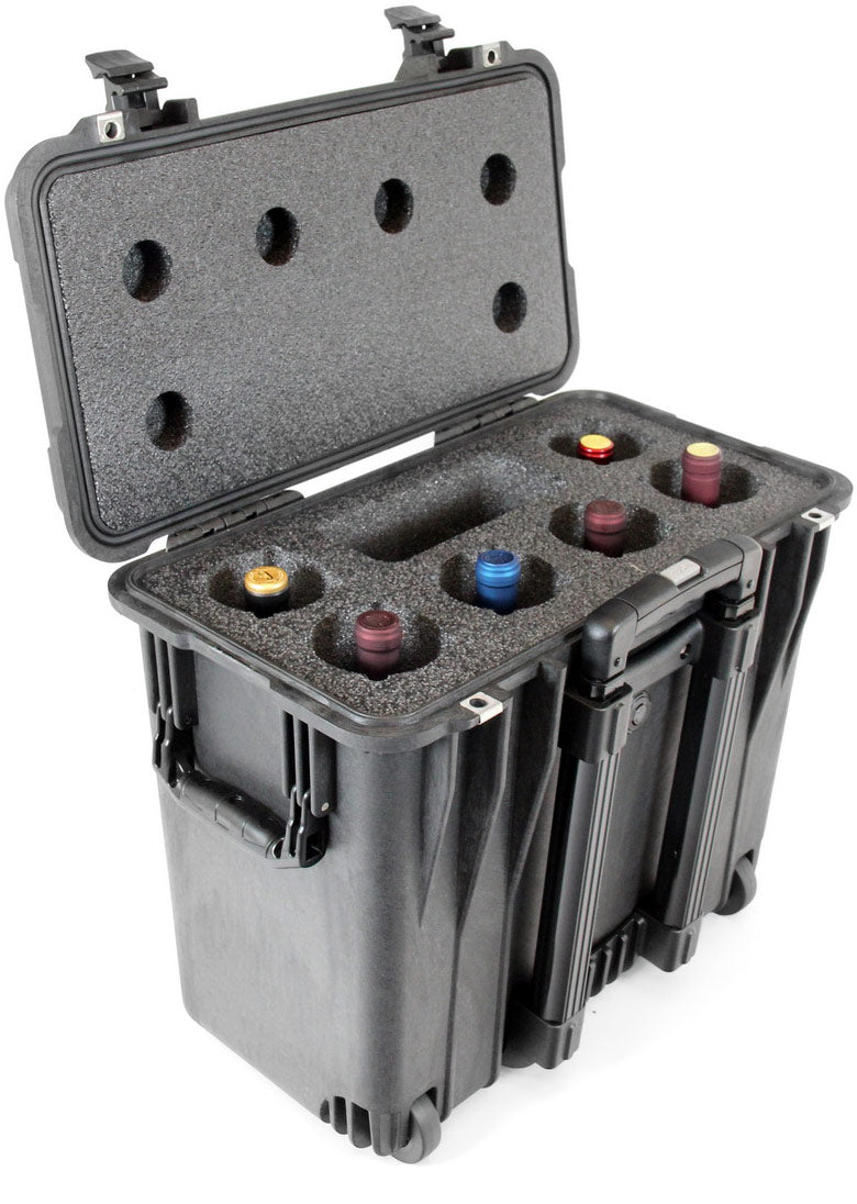 Pelican Case 6-Bottle Wine Carrier Wheeled