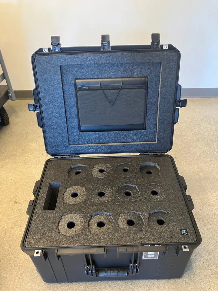 Open Box Wheelled 12 Bottle Wine Carrier (Only 1 Available)