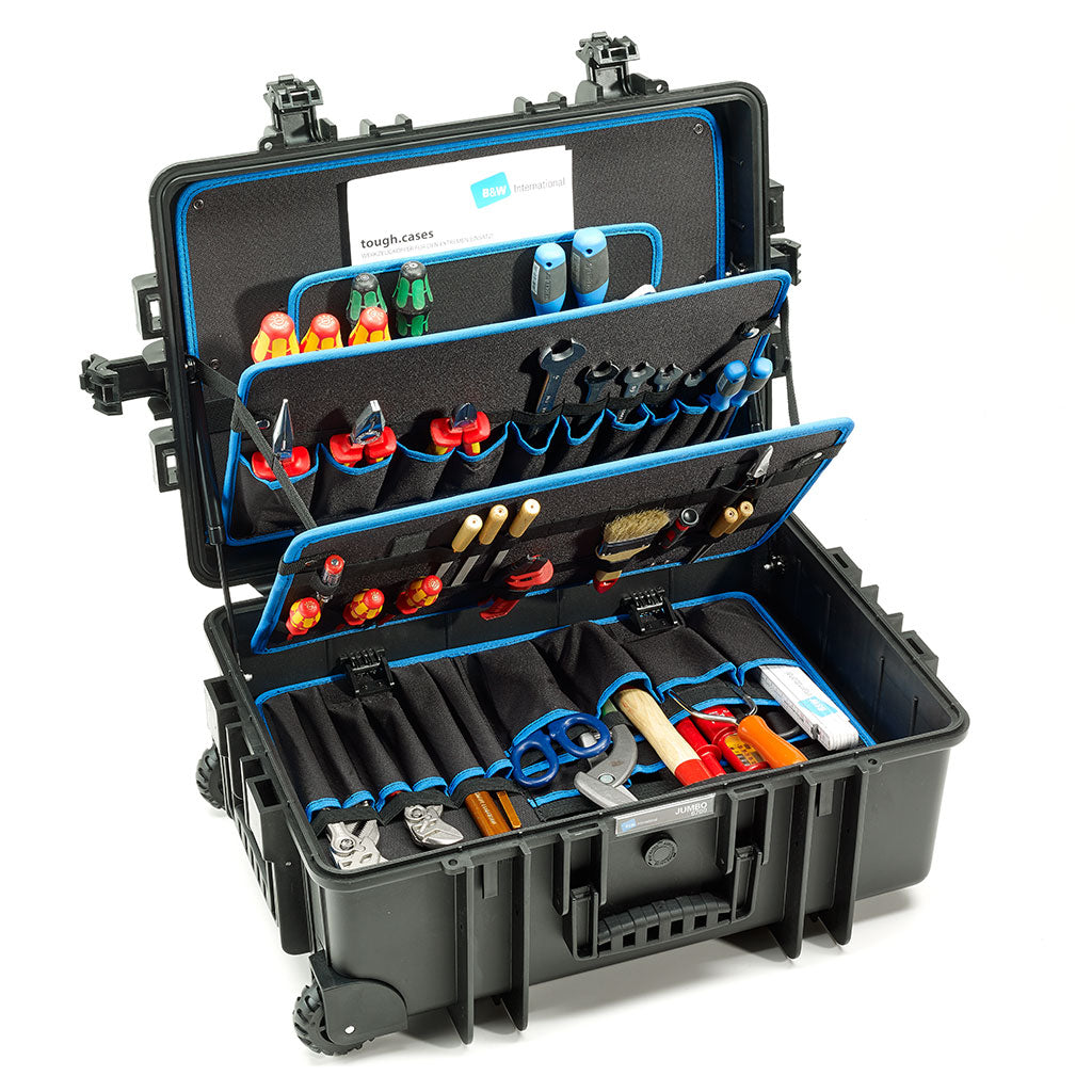 CasePro Genesis Jumbo Waterproof Tool Case with Removable Pallets and Wheels