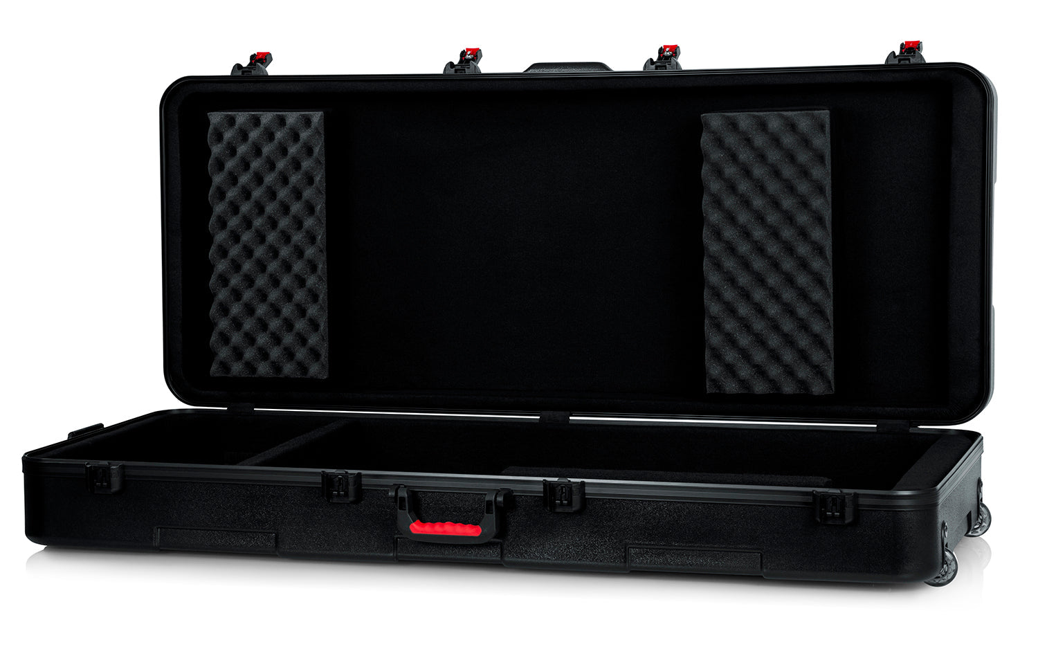 ATA Molded Utility Case for 76 Note Keyboards with TSA Latches & Wheels