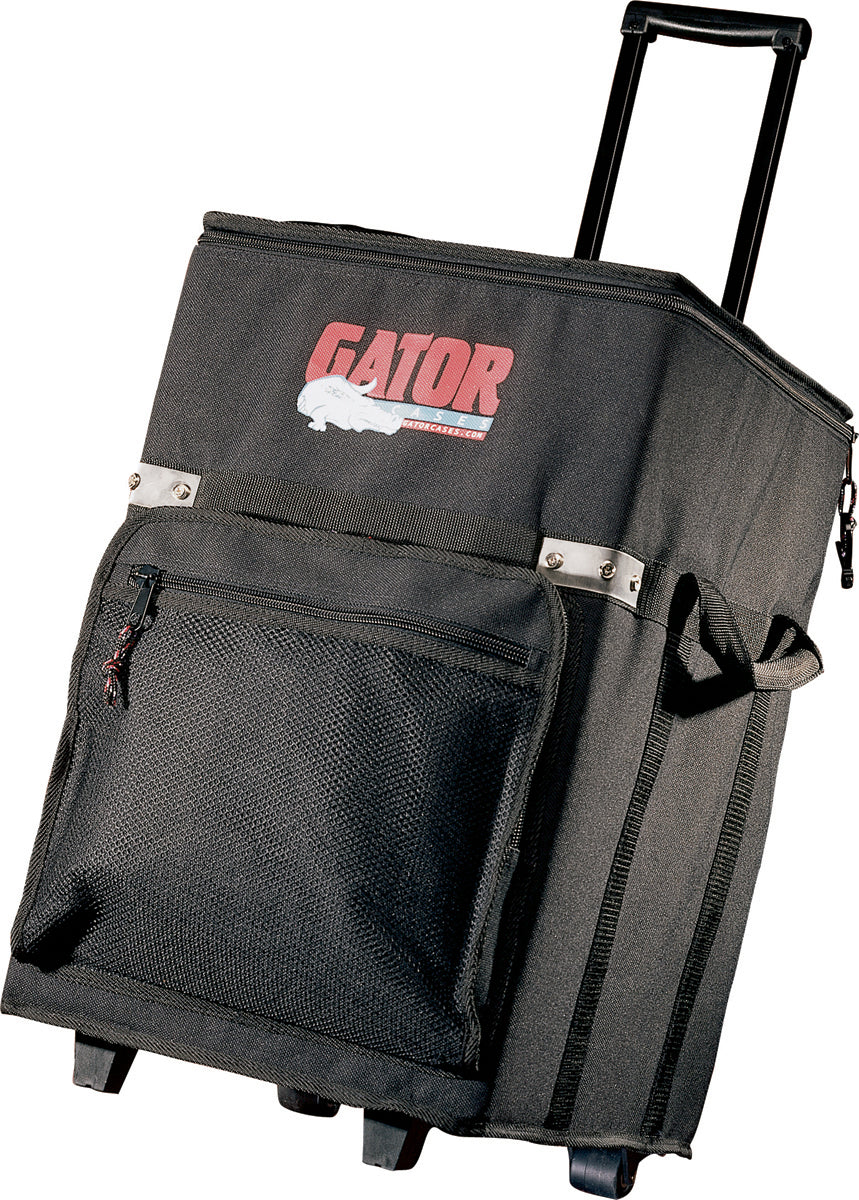 Rigid Soft Cargo Case with Lift-Out Tray, Wheels, and Retractable Handle.