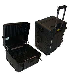 Chicago Case Magnum Indestructo Tool Case with Wheels and Handle, Empty